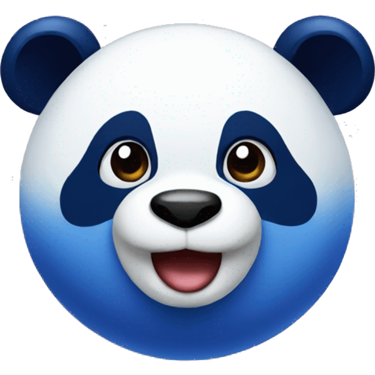 Blueberry panda emoji