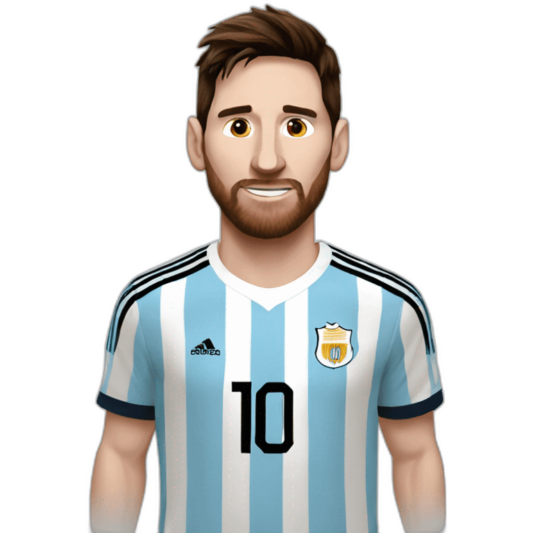 messi argentina emoji