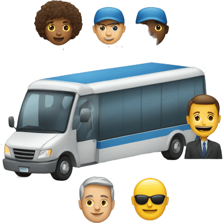 Organization of a transportation emoji