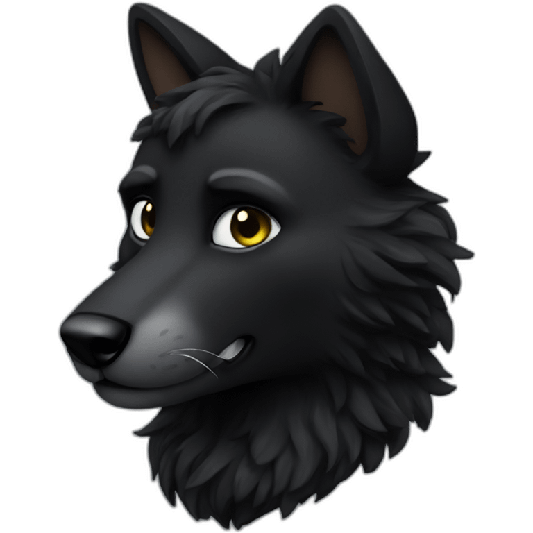 Black Fursuit emoji