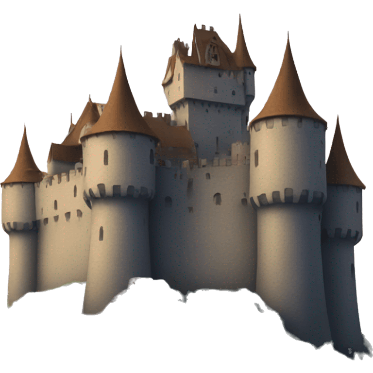 Sad castle emoji