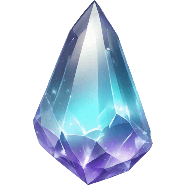 Shiny sparkly glass crystal gem shard emoji