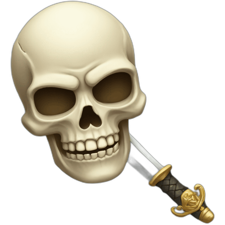 skull sword emoji