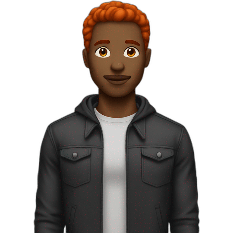 black-guy-big-lips-and-red-hair emoji