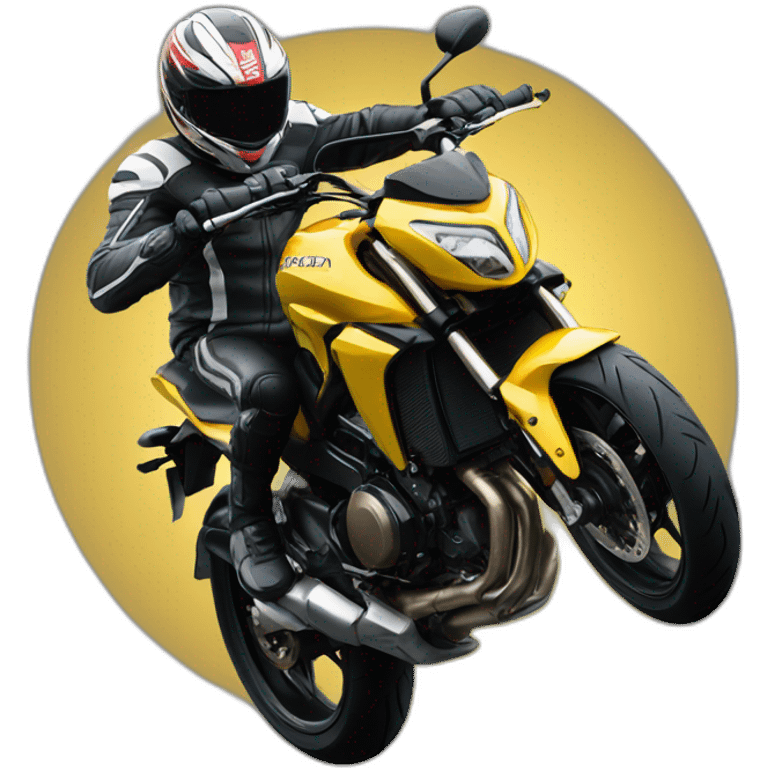 Honda Hornet wheelie emoji