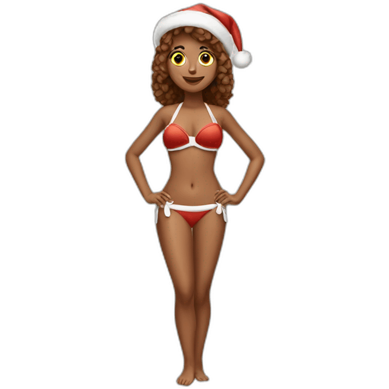 christmas-bikini-full-body emoji