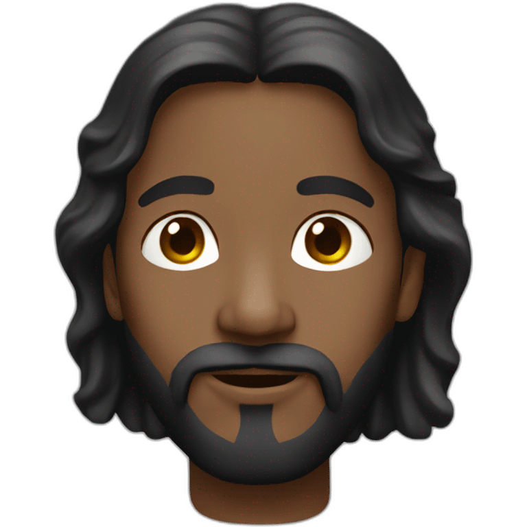 Jesus black emoji