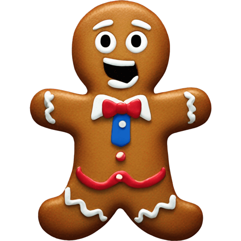 Donald Trump gingerbread man emoji