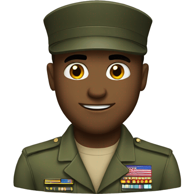 Military guy emoji