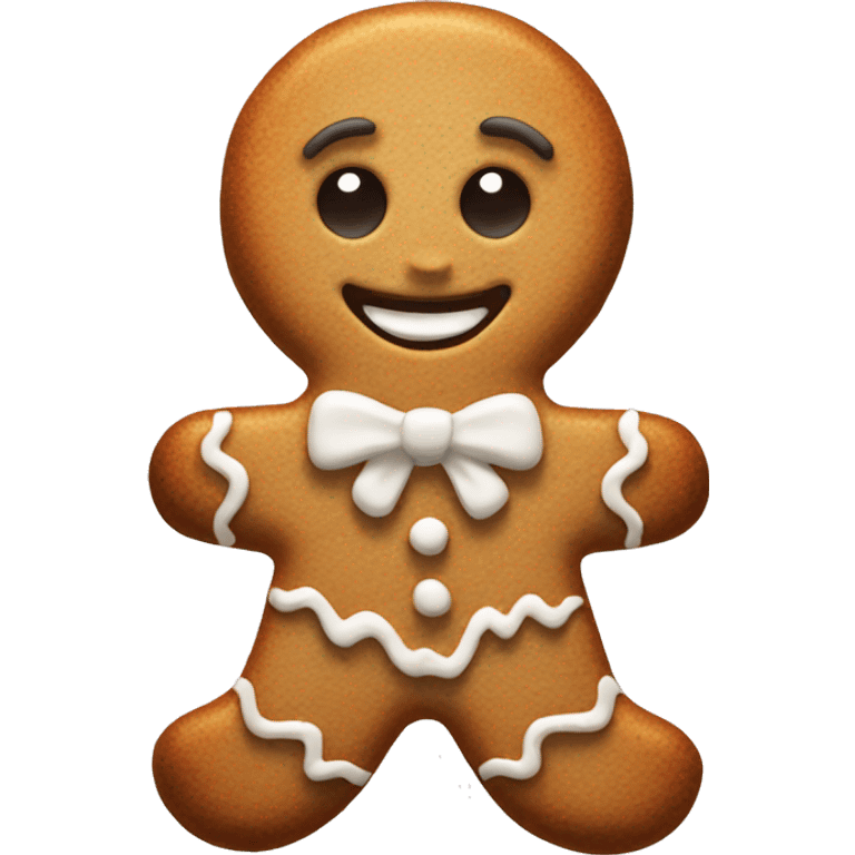 Gingerbread cookie emoji