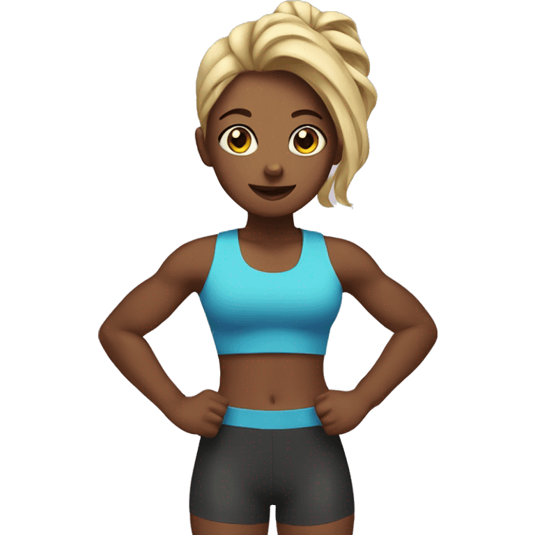 Girl gym emoji