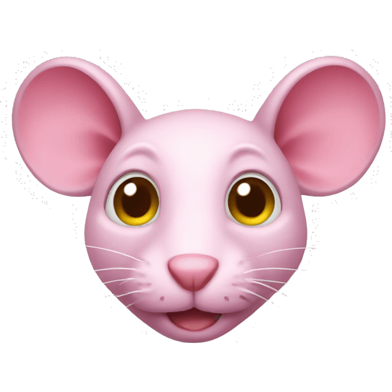 Pink rat emoji