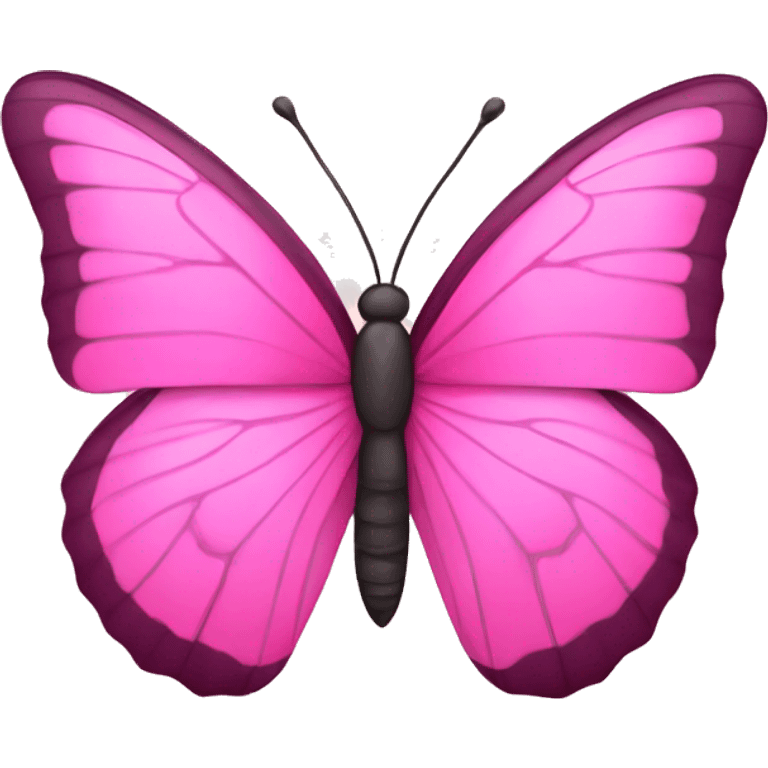 A butterfly in pink emoji