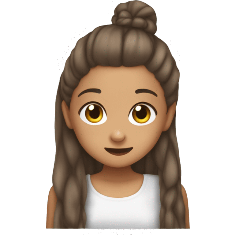 Ariana grande con Una pecera  emoji