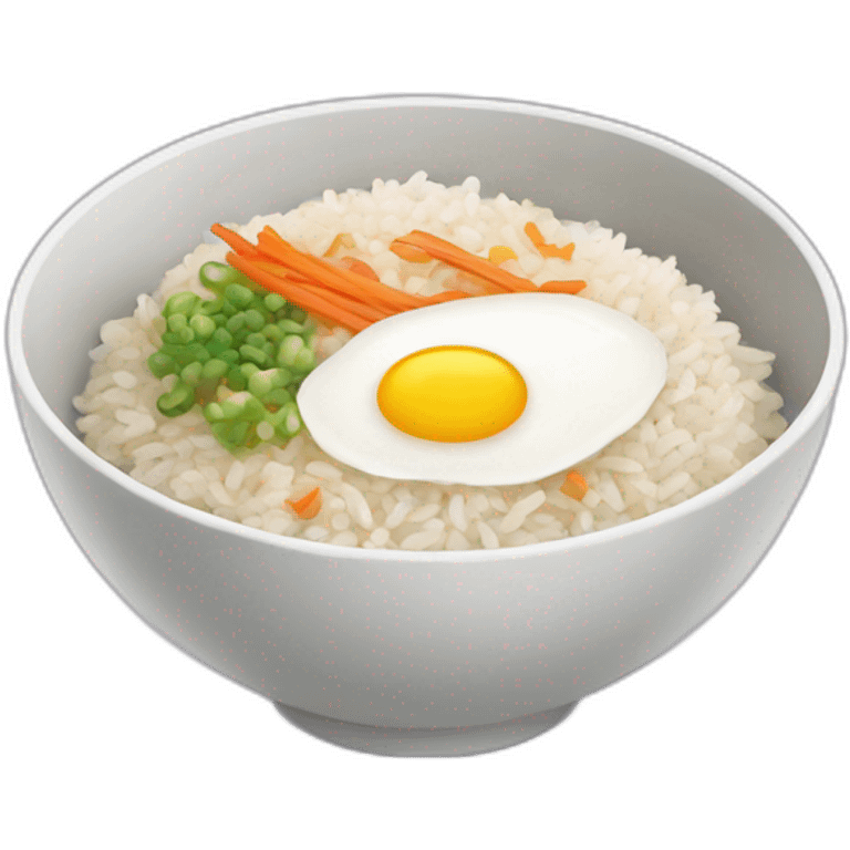 Korean American rice bowl emoji