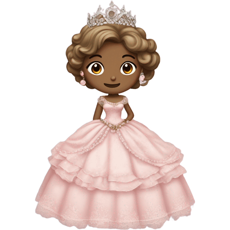 Pink shabby chic princess  emoji