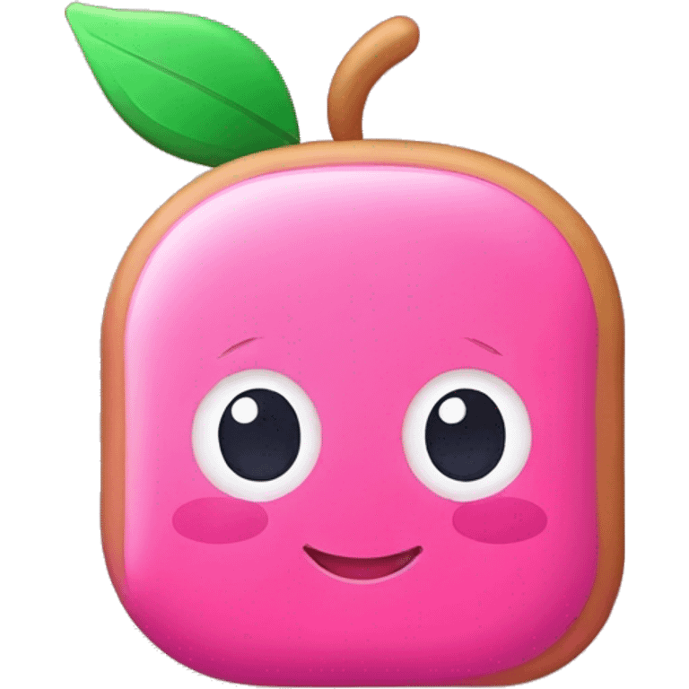 pink school supplies emoji