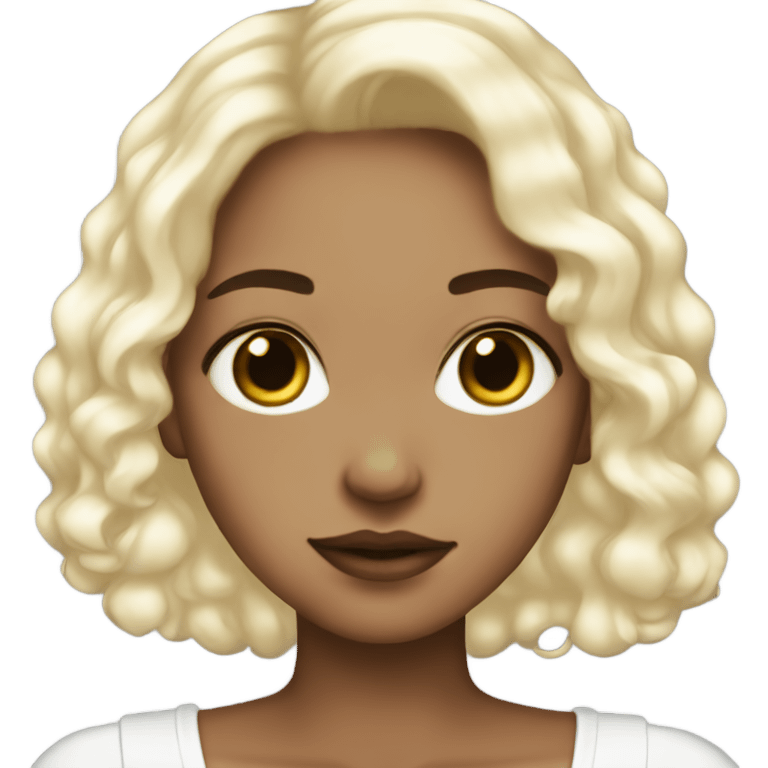 White aesthetic bow light skin emoji