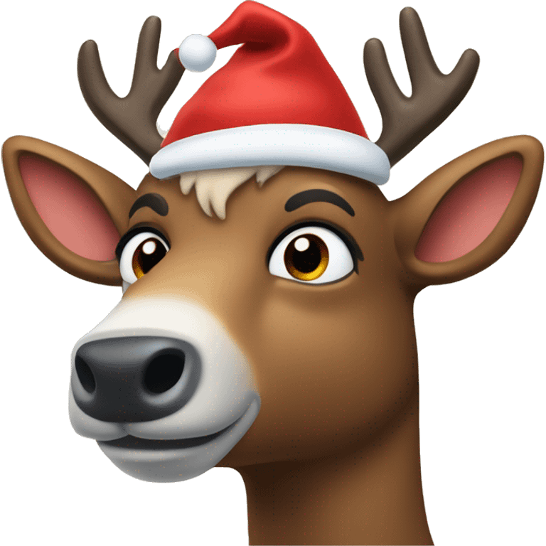 santa cluses reindeer emoji