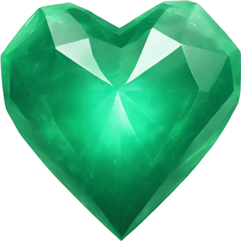 Jade diamond heart emoji