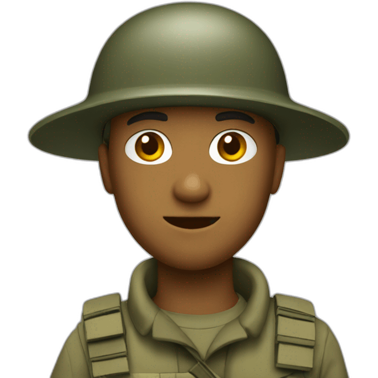 Soldier salut emoji