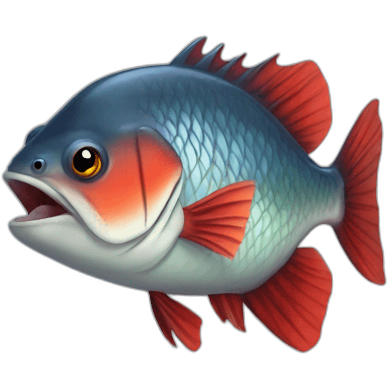  red bellied piranha emoji