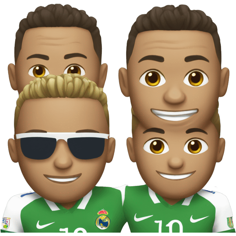 Neymar avec cr7 emoji