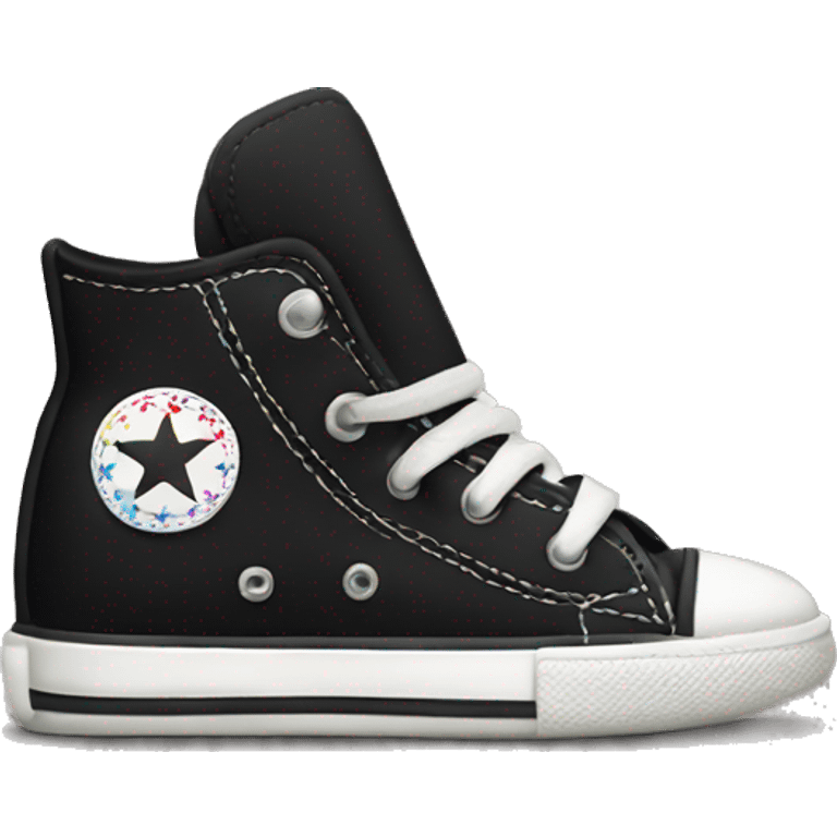 Black converse emoji