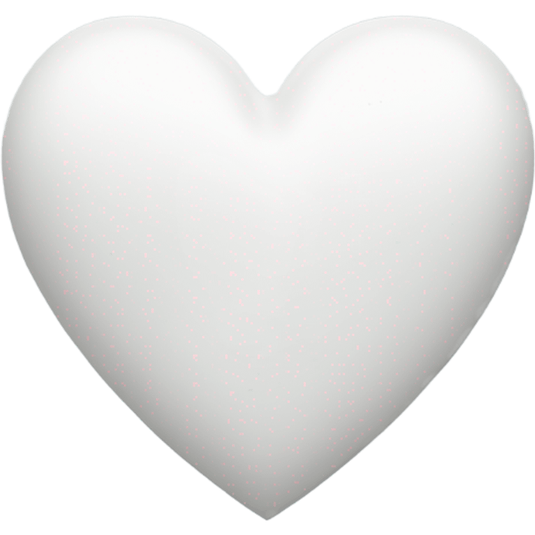 White heart  emoji