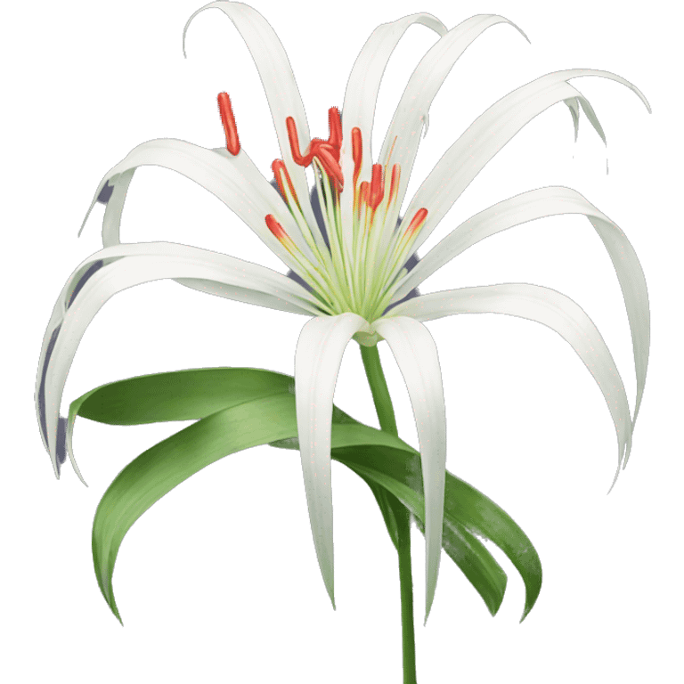 Spider lily emoji