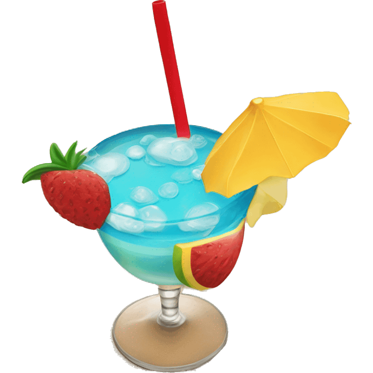 Sex on the beach ALCOHOLIC DRINK emoji