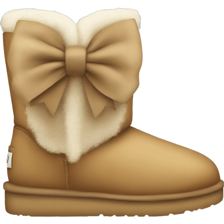 Uggs with bows emoji