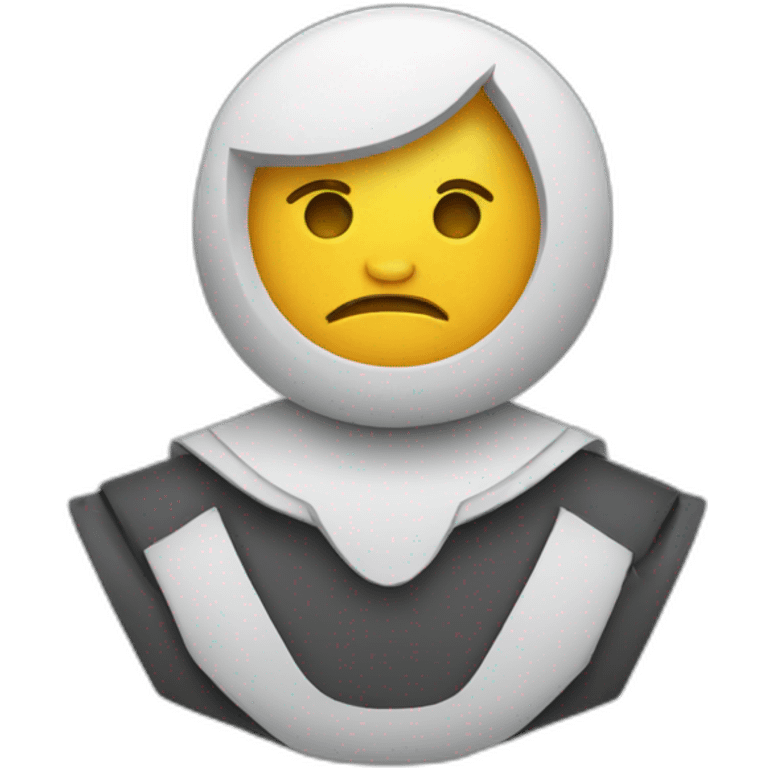 Emoji doing sigma emoji