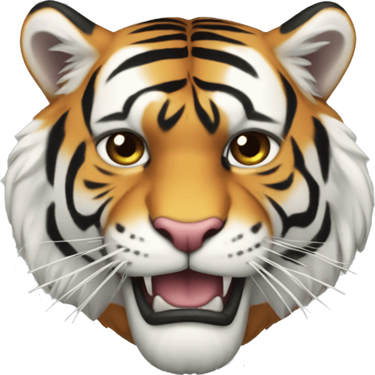  a tiger from the future feeling victorious emoji