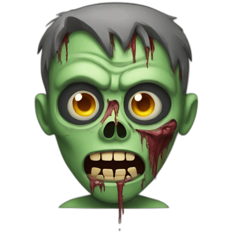 zombie with phone emoji