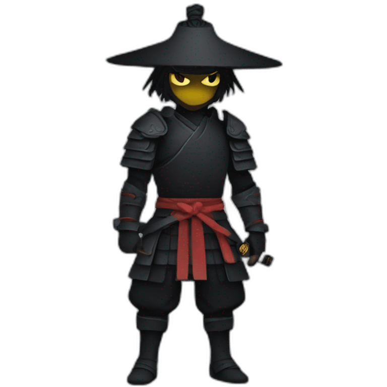 Shadow samurai emoji