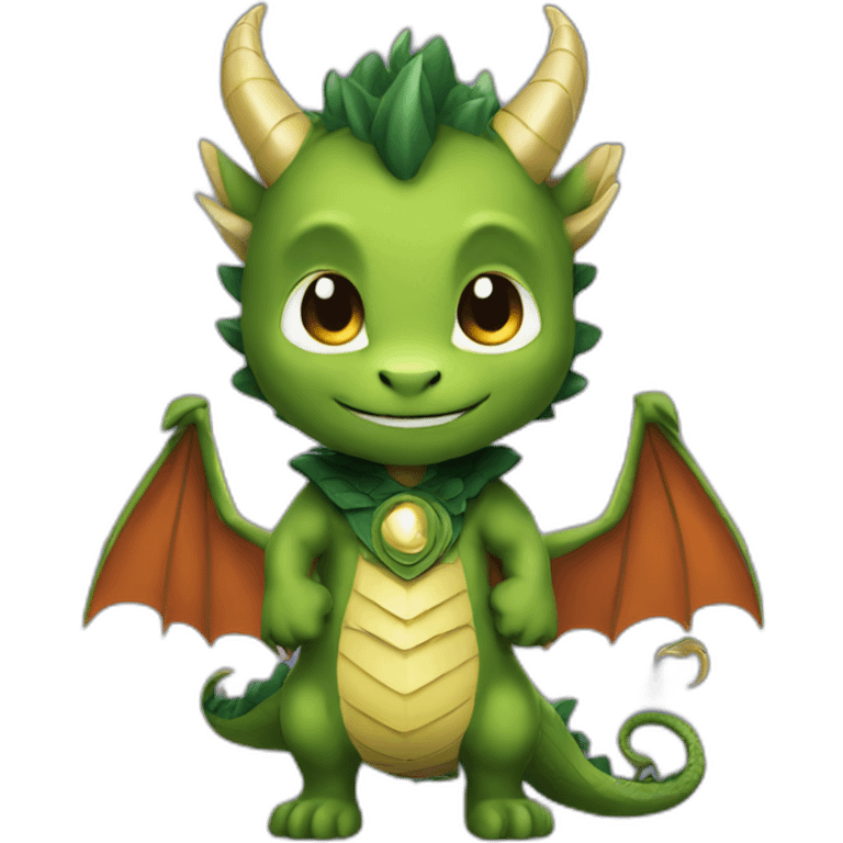 dragon in loki costume emoji