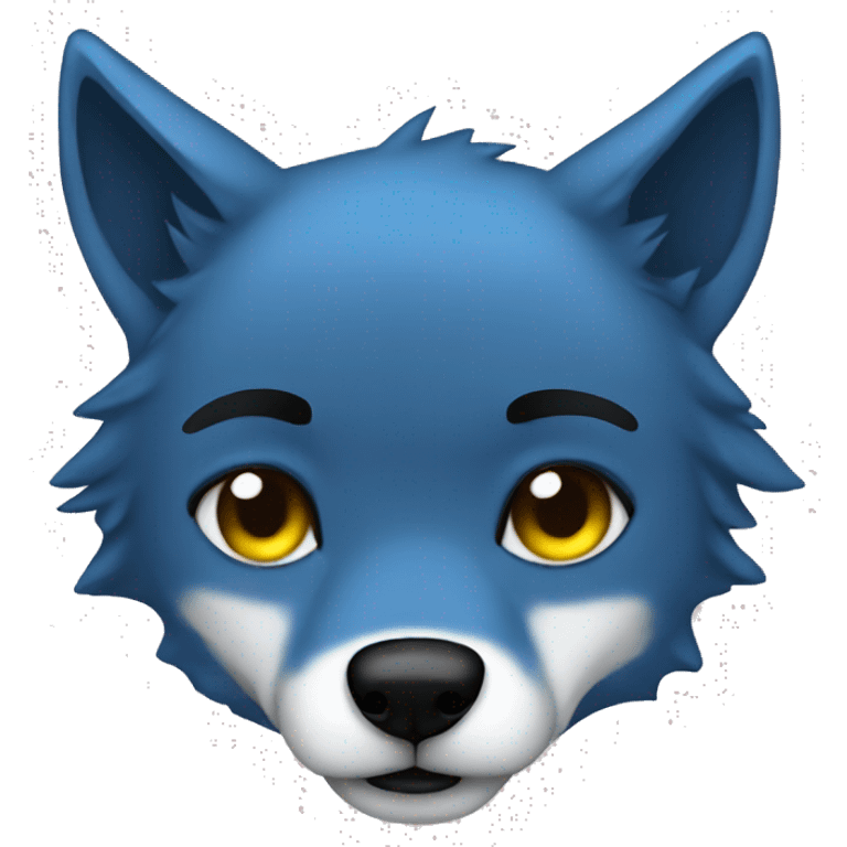 blue wolf emo emoji