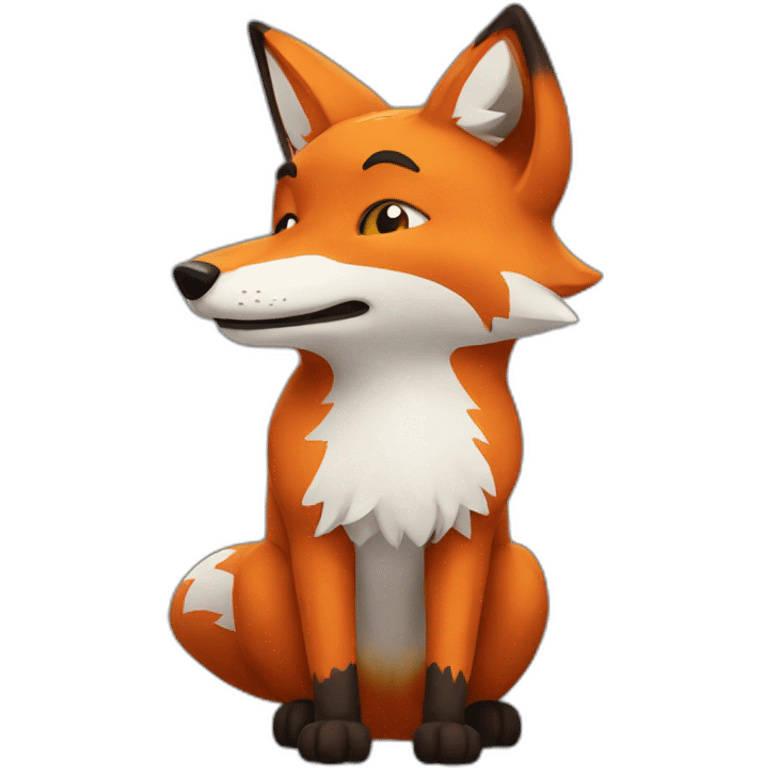 fox glitch emoji