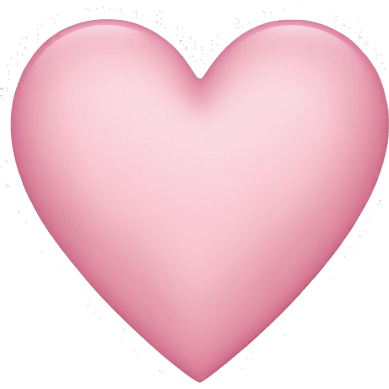 A light pink heart emoji