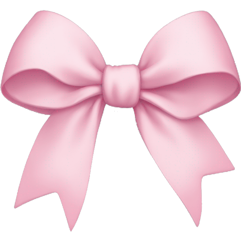 light pink bow emoji