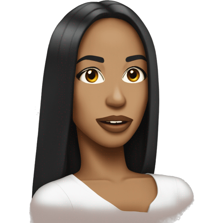 Aaliyah the R&b singer emoji