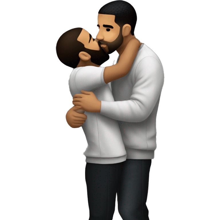 Drake kissing drake emoji