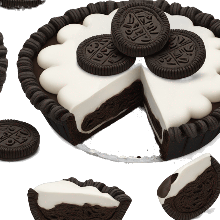 Oreo cookie pie  emoji