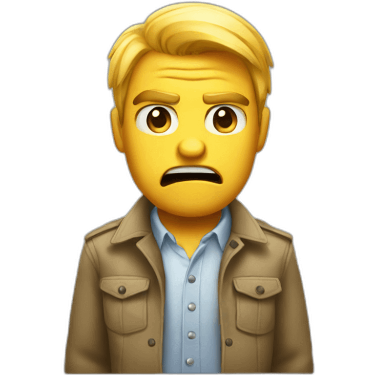 angry developer annoyed at safari emoji