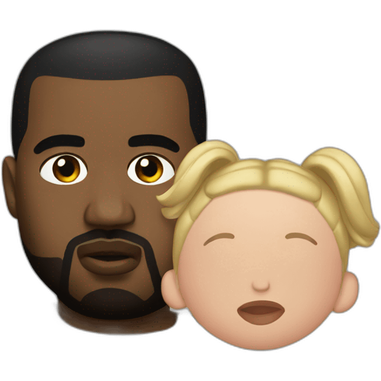 Pregnant Kanye west emoji