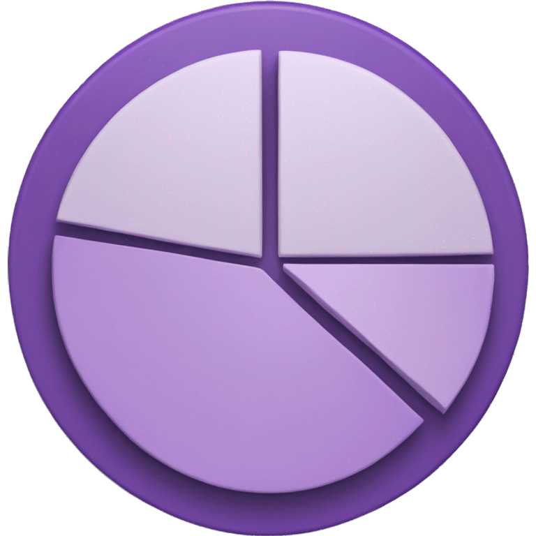 purple piechart emoji