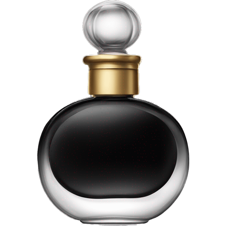 Black opium perfume bottle emoji