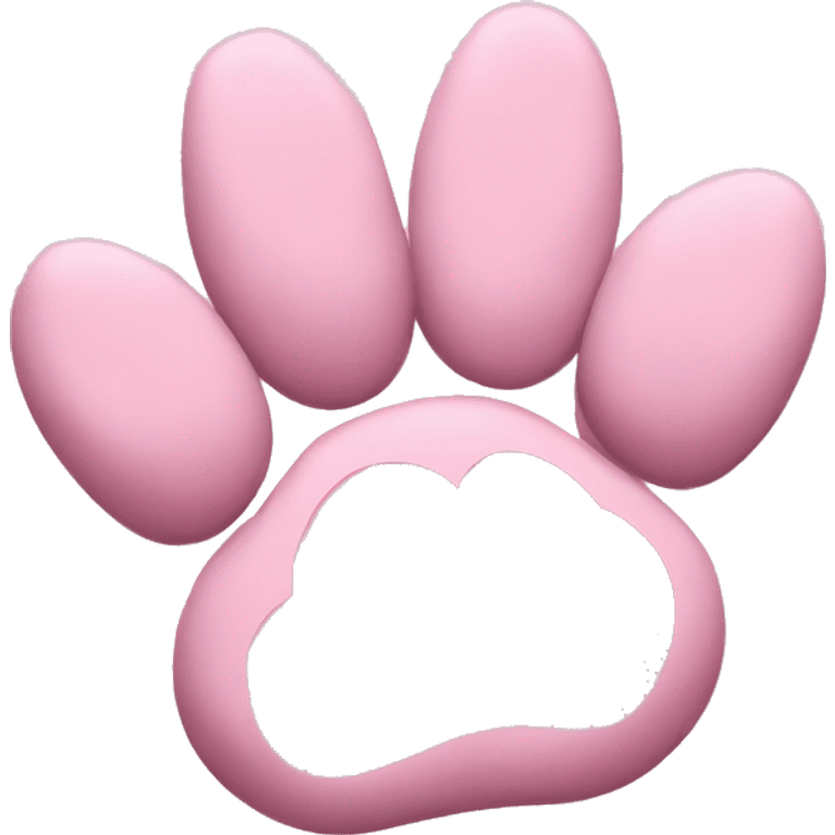 Pink paws emoji