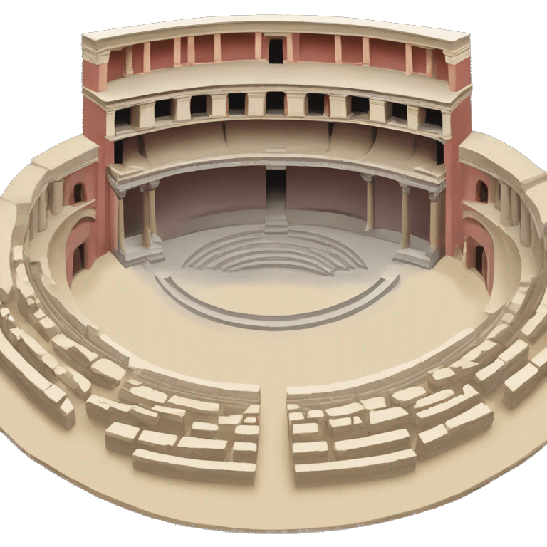 Ancient Greek Epidauros theatre emoji